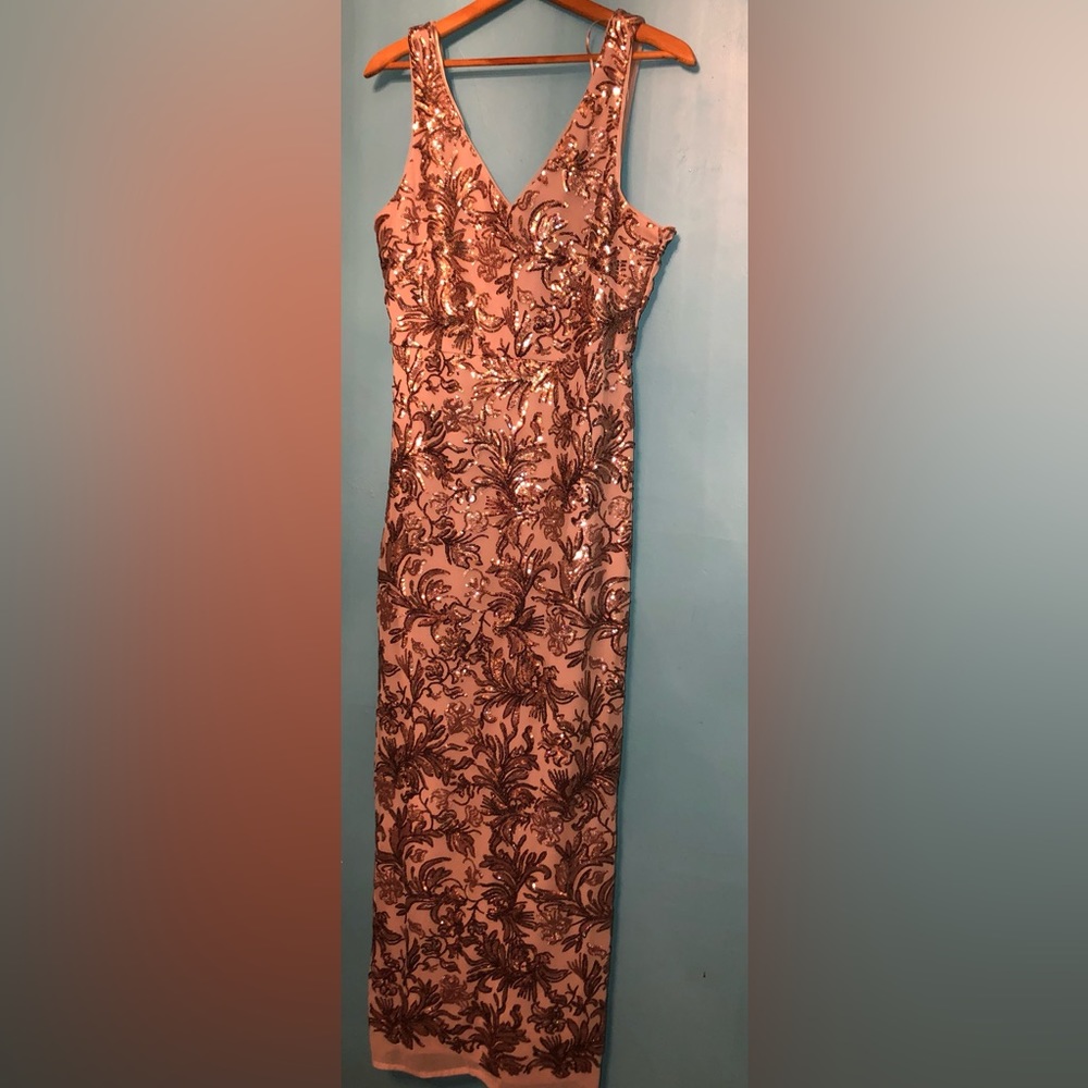 Sequins sleeveless dress